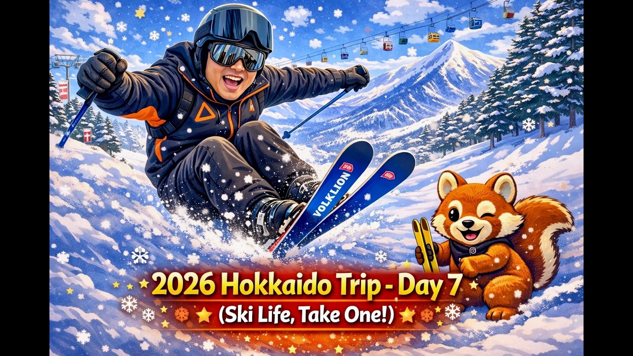 2026 Hokkaido Trip - Day 7 (Ski Life, Take One!)