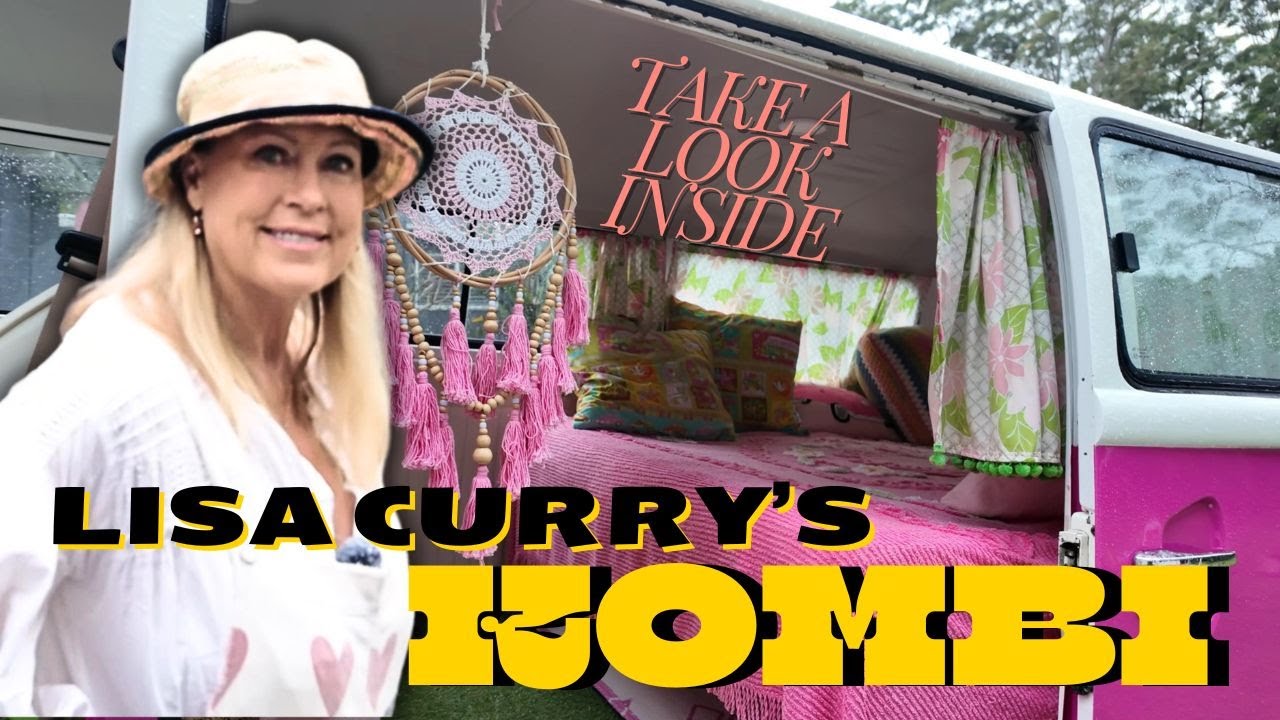 Stunning 1975 Hot Pink VW Kombi! Exclusive Tour: Olympic Swimmer Lisa Curry