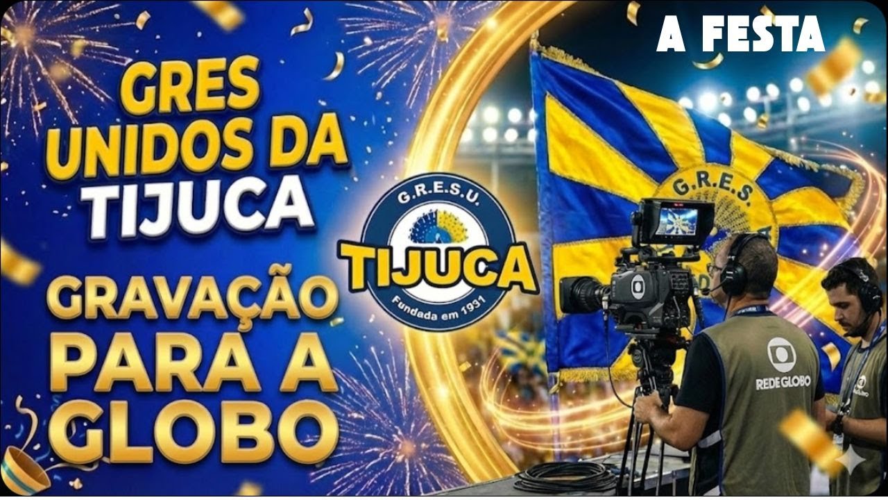 UNIDOS DA TIJUCA 2026: O MOMENTO QUE O SAMBA EXPLODIU NA GRAVAÇÃO DA GLOBO!
