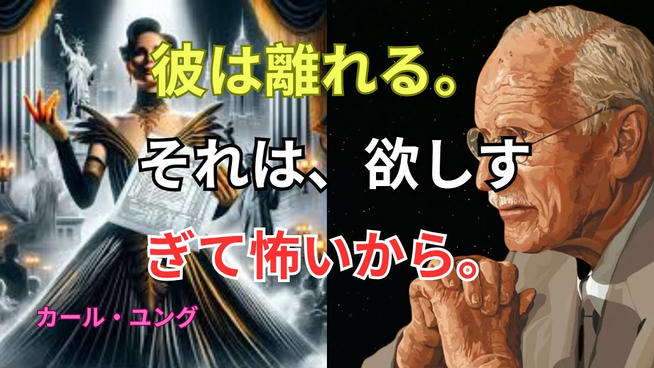 彼が距離を取るとき――それは欲望が深すぎて、無意識が必死に拒絶している証｜カール・ユング