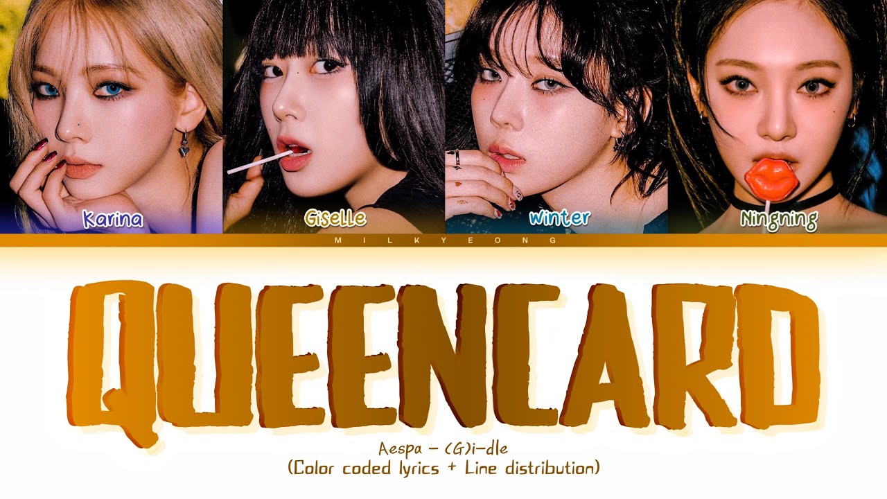 How would AESPA sing QUEENCARD by (G)I-DLE | + Line distribution