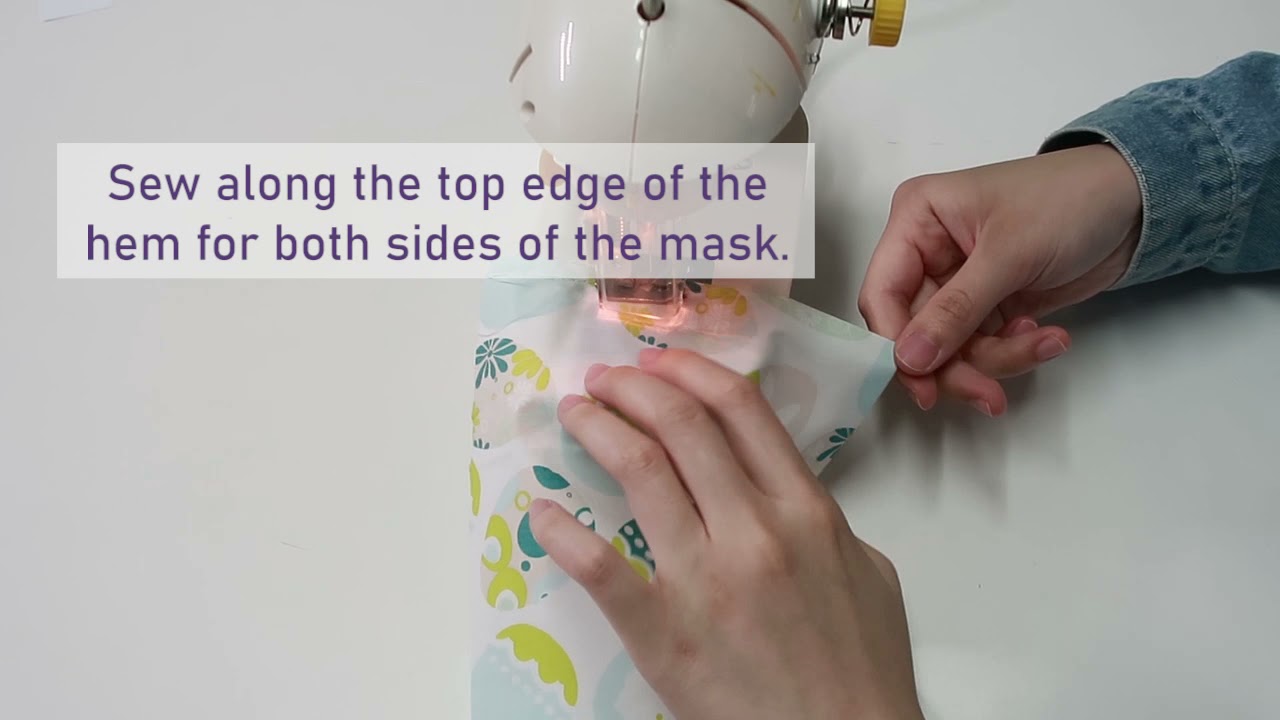 KPCB Tech DIY Mask Sewing Tutorial with 201 Sewing Machine