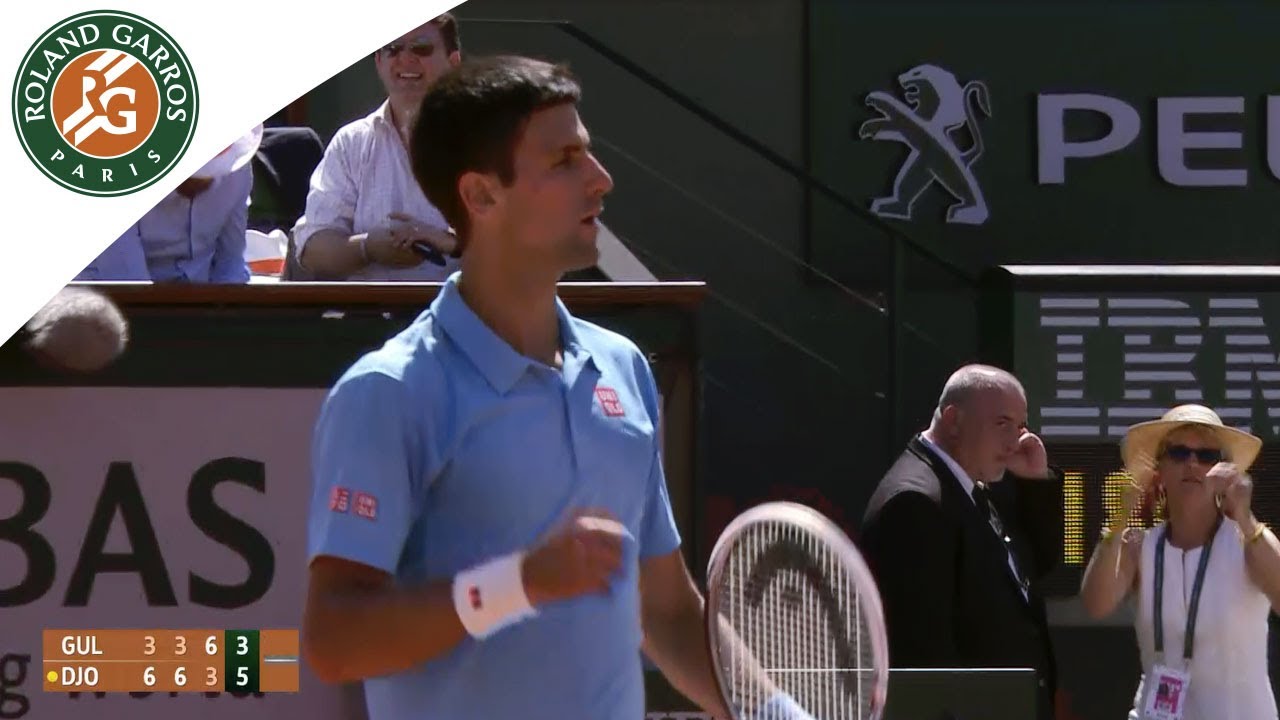 Novak Djokovic v Ernests Gulbis Highlights - Men's Semi-Final 2014 - Roland-Garros