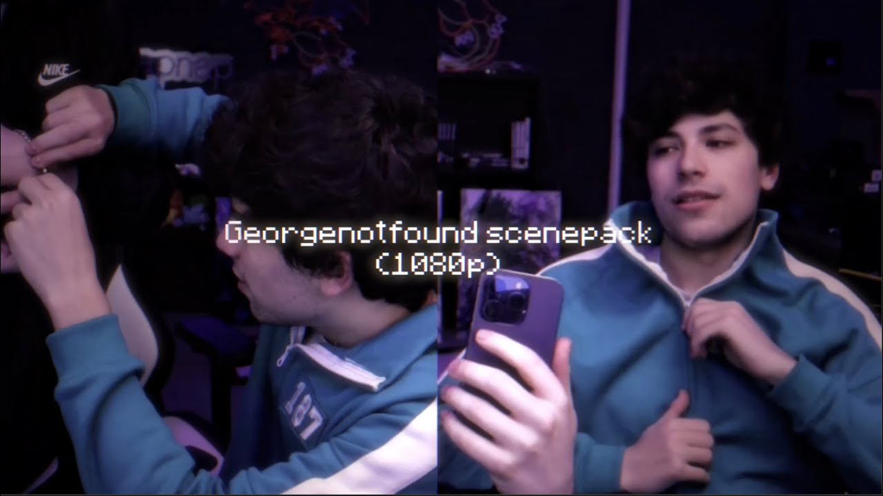 GeorgeNotFound Scenepack (1080p)🧇 || from sapnaps squid craft day 2 stream!