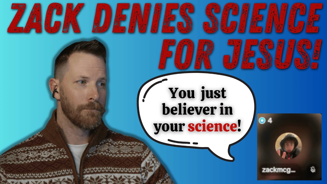 Misogynistic Junior Apologist Denies Science For God!
