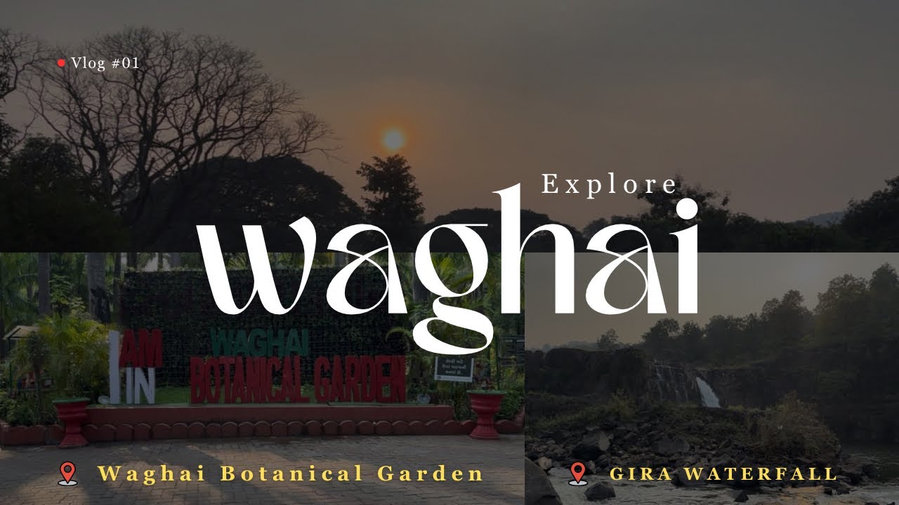 Waghai Botanical Garden & Gira Waterfall 🌿💧 | Nature, Mountains & Pure Peace #vlog #waghai 