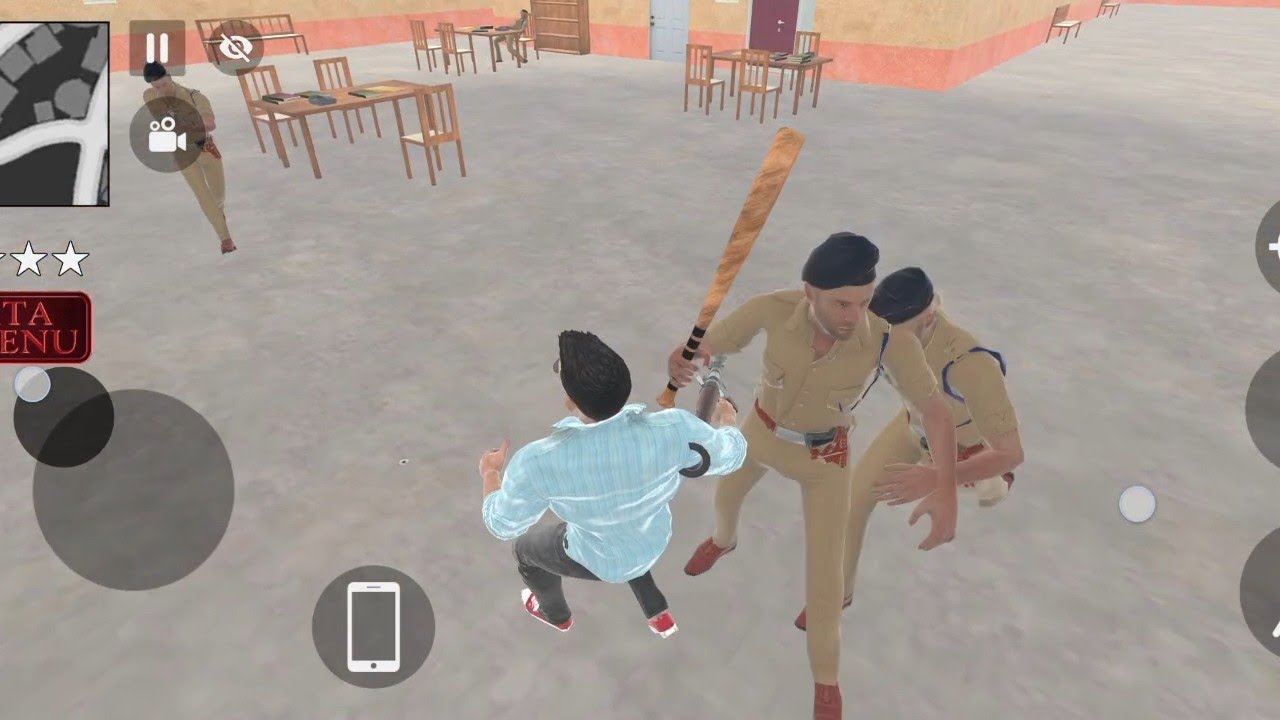 🚀Franklin Challenge Fight Police Station 😱 💥 Indian Theft Auto Simulator Franklin 🎮