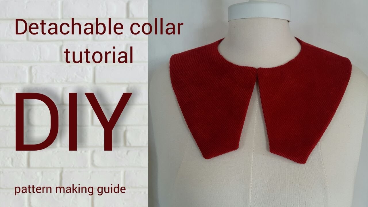 diy, How to make detachable collar! tutorial 8 (pattern)