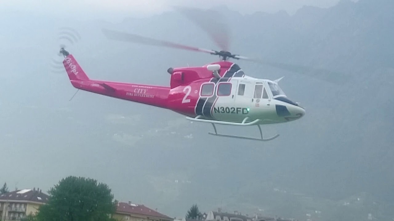 Roban Bell B 412 SuperScale Rundflug bei böhigen Wind 🍃 😆