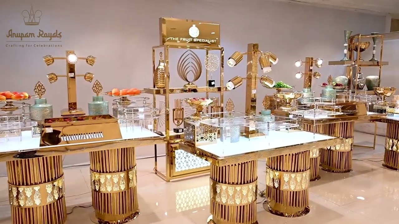 New and Latest Fruit/Salad and other Food Serving Counters for Hotels Banquets and Catering business