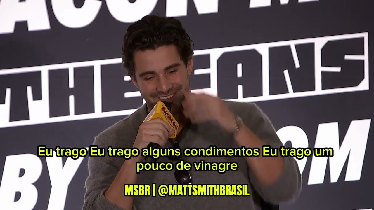 Matt Smith and Fabien Frankel on the MEGACON ORLANDO 2025 panel (legendado PT/BR)