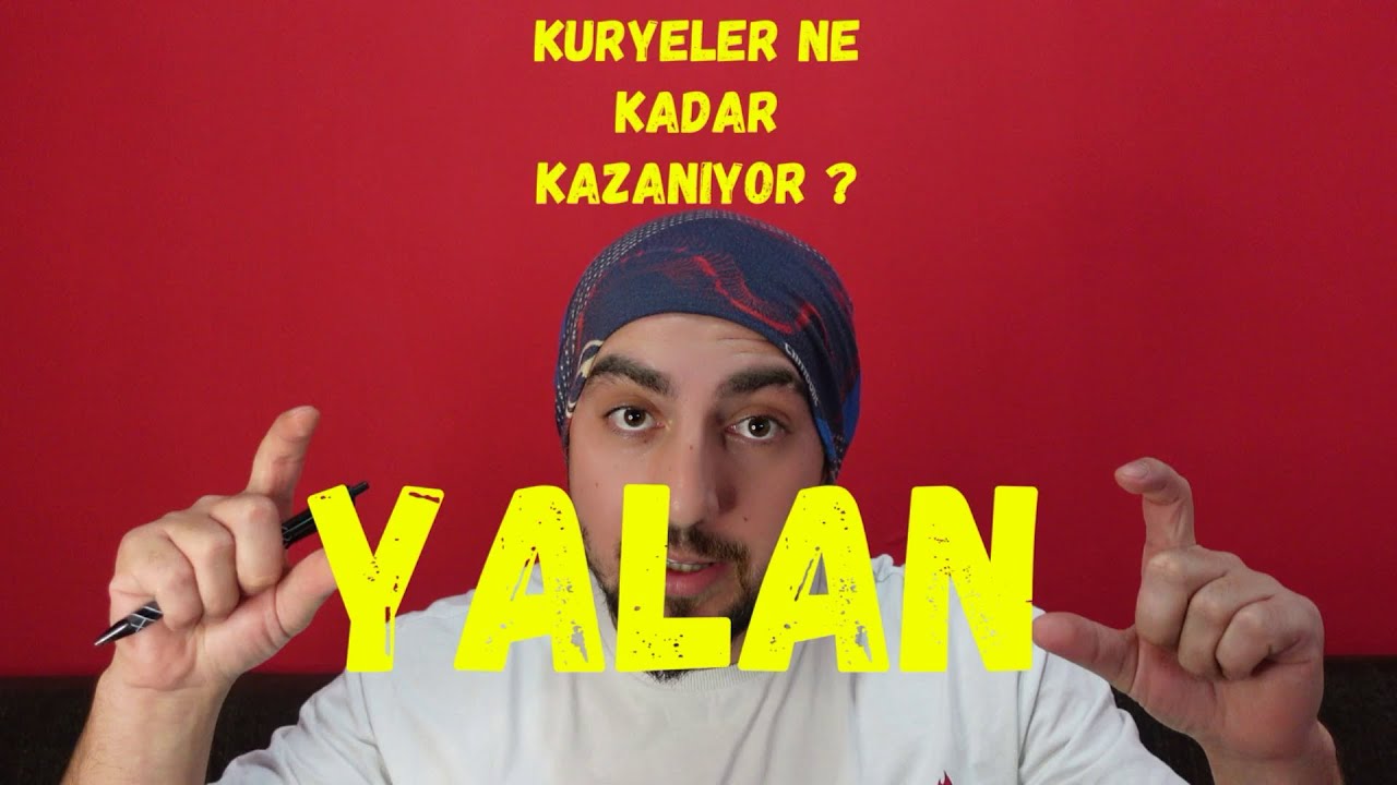 KURYELER NE KADAR KAZANIYOR? | KURYELİĞE YENİ BAŞLAMAK.