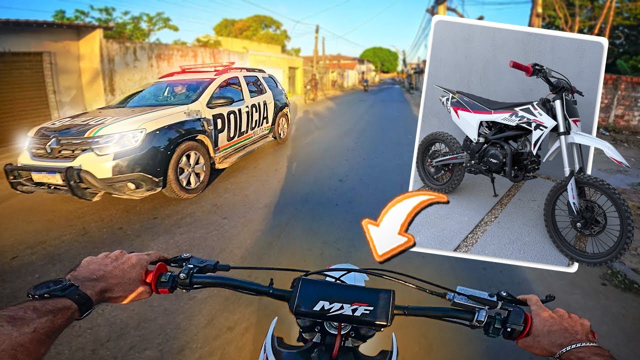 PRIMEIRA VEZ ACELERANDO A MINI MOTO 140cc NA BR