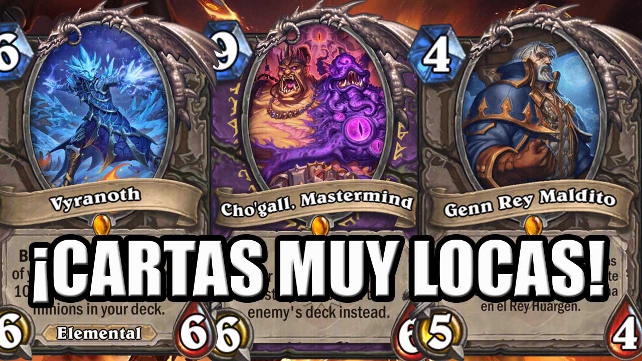 ¡CARTAS LOQUÍSIMAS! Aumentando el PODER de las CARTAS | Hearthstone