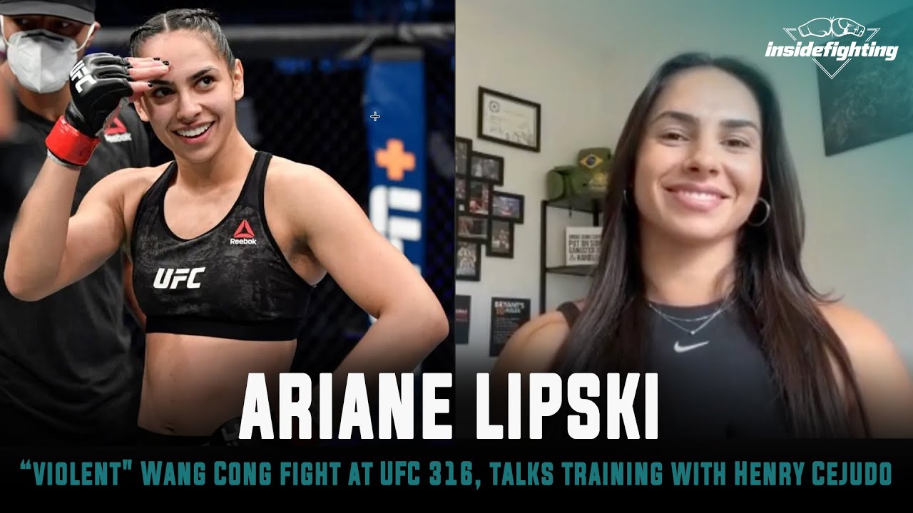Ariane Lipski da Silva expecting "violent" Wang Cong fight at UFC 316, training with Henry Cejudo