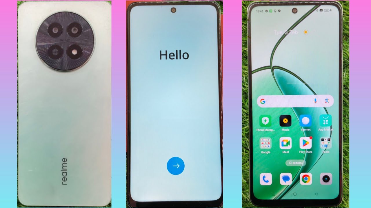 Realme C65 5G RMX3997 Android 15 Frp Unlock/Bypass Without PC -Fix Google Ac Not Login - 100% Free