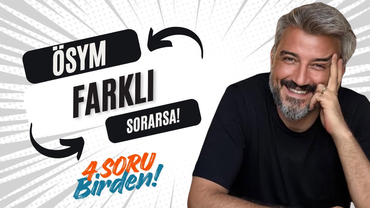 ÖSYM FARKLI SORARSA!!! Logaritma-Diziler-Süreklilik-Türev (4 SORU BİR ARADA)