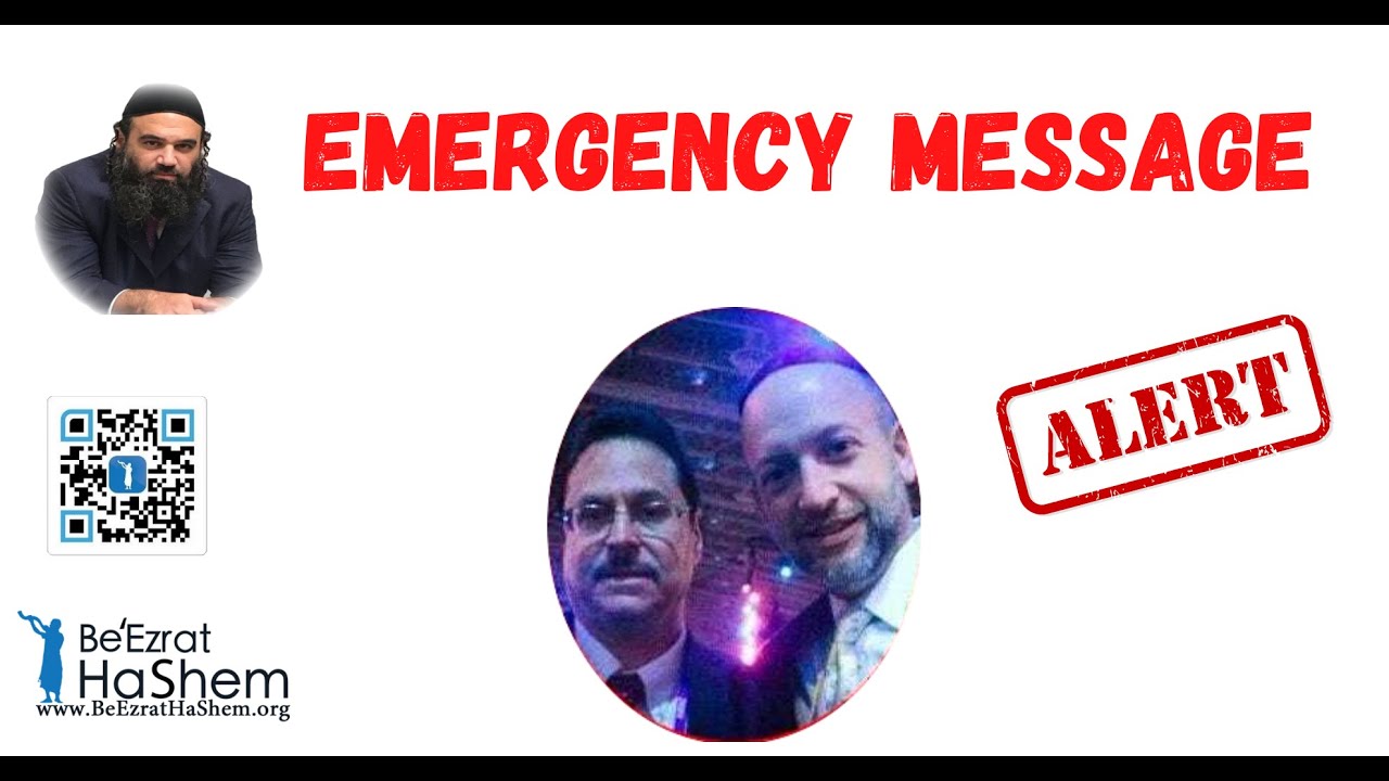 EMERGENCY MESSAGE Why Did The Moiser Rabbi Efrem Goldberg Send Police To My House