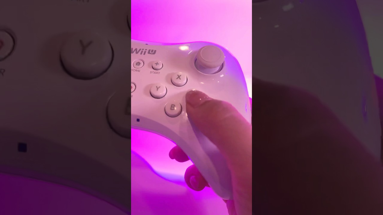 Satisfying Wii U Pro Controller Sounds #gaming #nintendo #asmr #retrogaming #nostalgia #relaxing