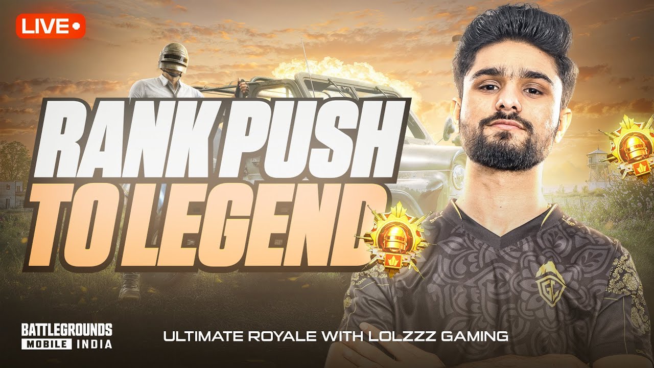 SERIOUS RANK PUSH TO LEGEND | ULTIMATE ROYALE OR WHAT | BGMI LIVE