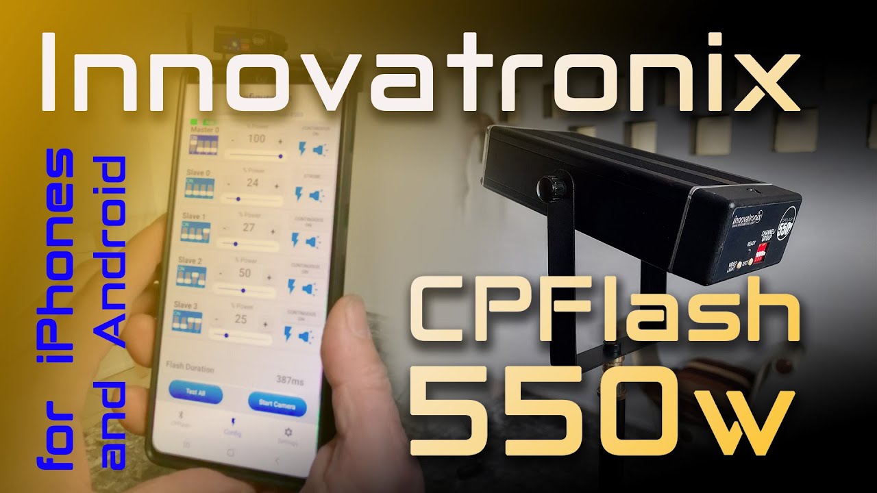 Innovatronix CPFlash 550w - Android and iPhones! Finally a powerful light for Phone for photography