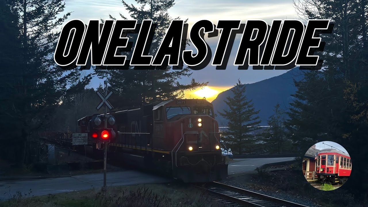 Christmas Special! Chasing CN L546 Up The Squamish Sub!