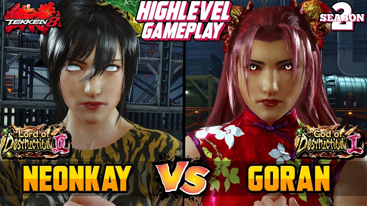 T8 – NEONKAY (Jun Kazama) vs GORAN (Jun Kazama) – Tekken 8 High Level Gameplay
