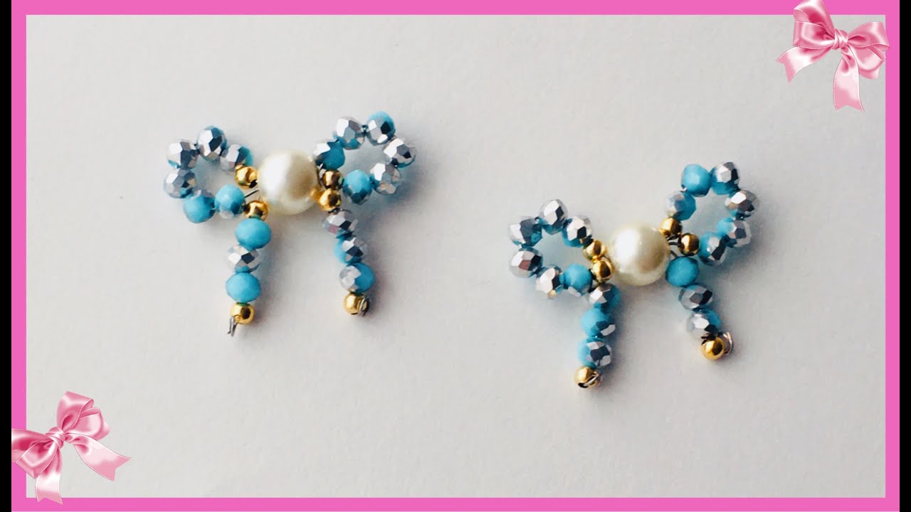 Como Hacer Aretes 😍 MOÑO COQUETTE 🎀