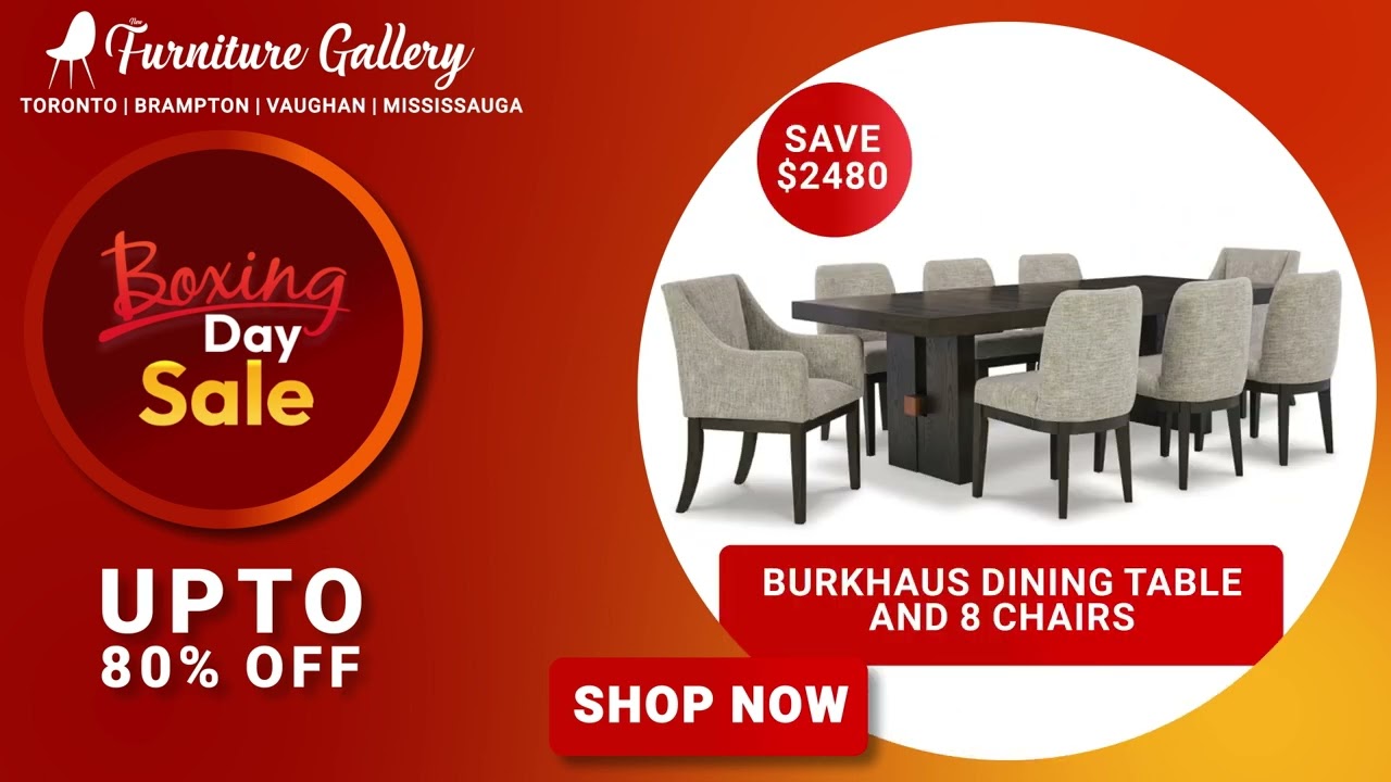 Dining Room Package Sale | New Furniture Gallery | Boxing Day Sale 2022 - 2023