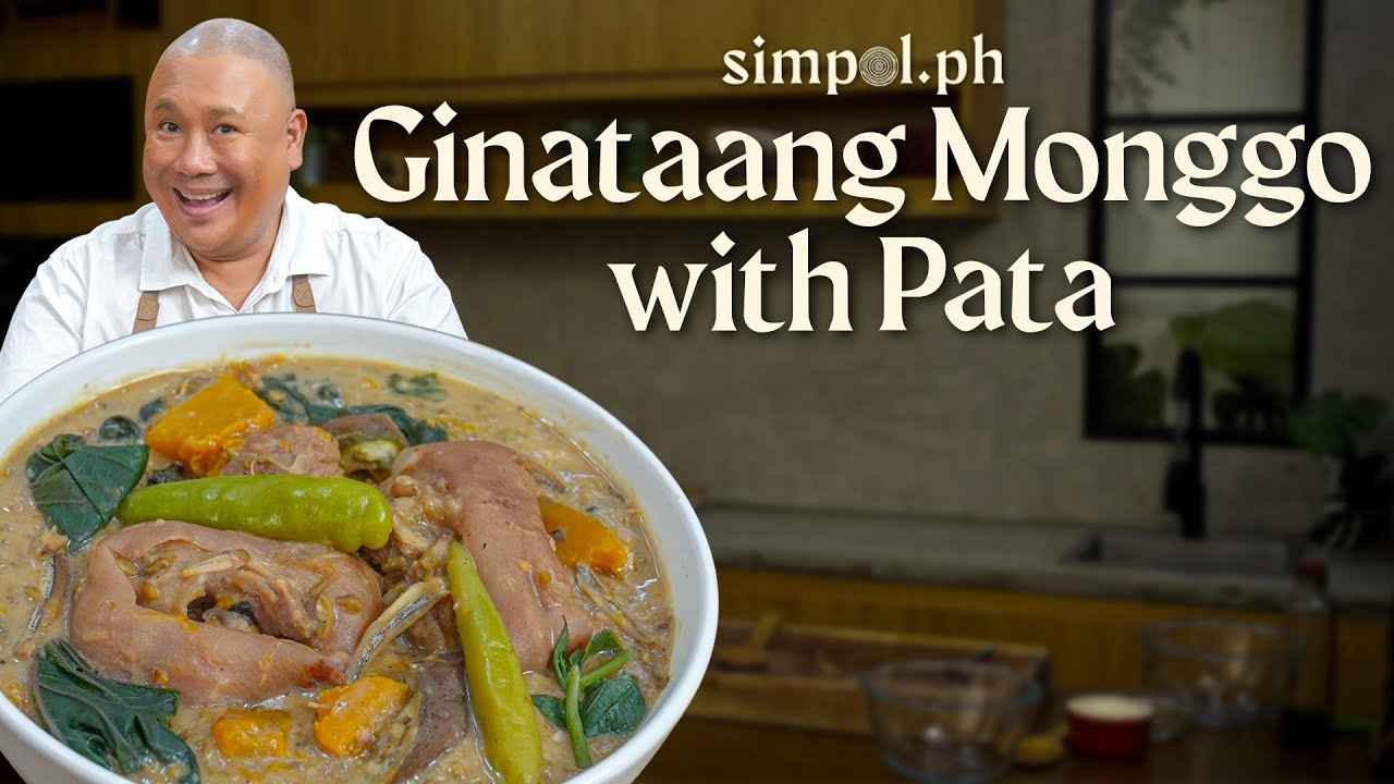 Easy Ginataang Monggo with Pata | Creamy Mung Beans with Pork Hock