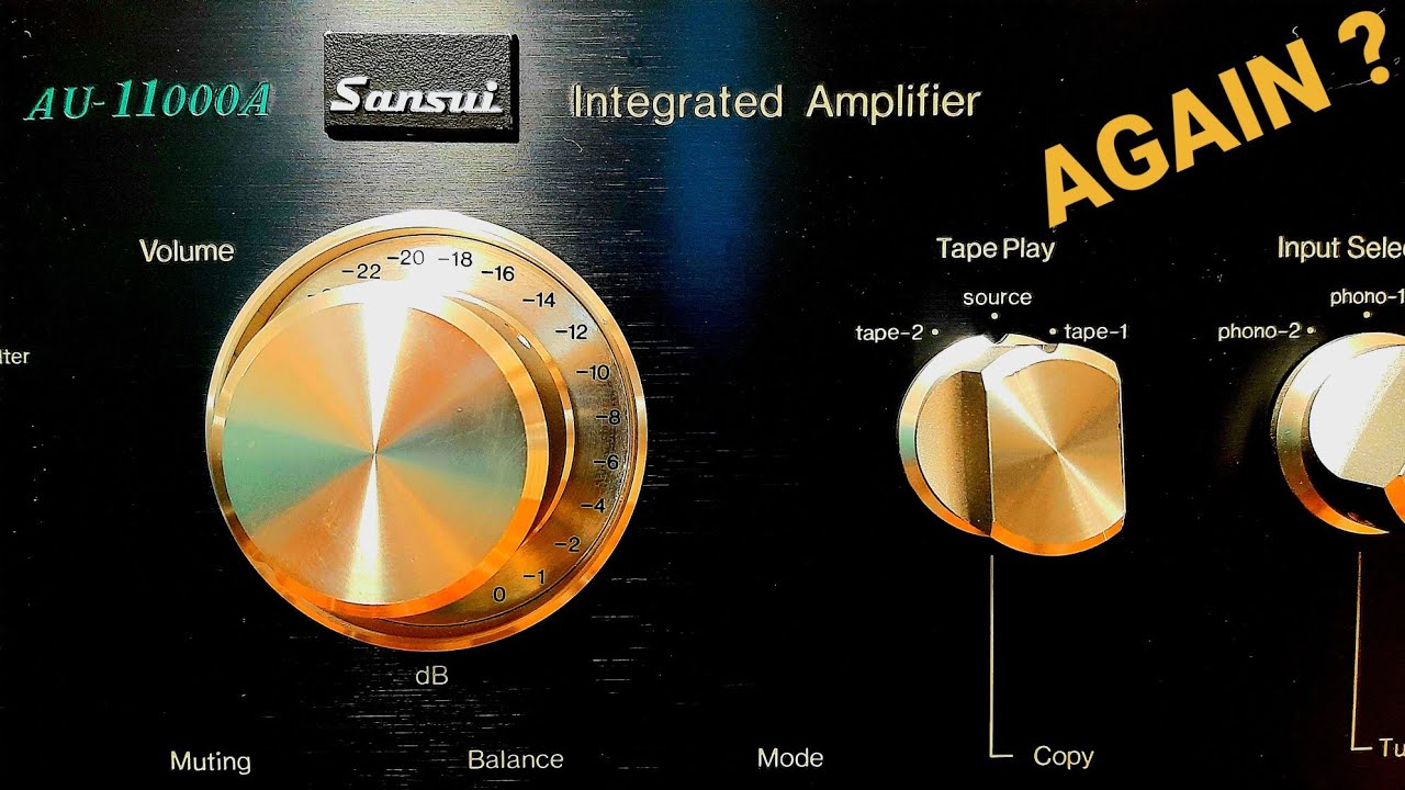 Sansui AU-11000 Sound Test & Review Beast!