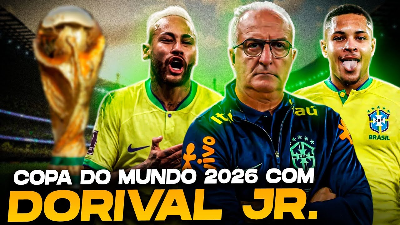 EU JOGUEI A COPA DO MUNDO 2026 COM DORIVAL JR NA SELEÇÃO BRASILEIRA !! BRASIL HEXA? 🏆