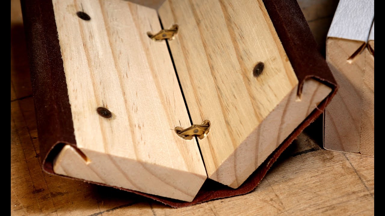 Make a Simple Sanding Block with Invisible Hinges / DIY