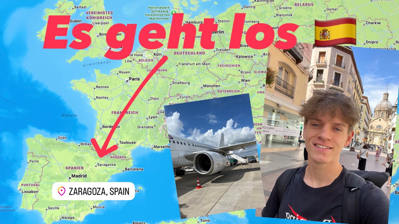 Auslandssemester in Spanien 🇪🇸 | Meine Anreise nach Zaragoza (Vlog #1)