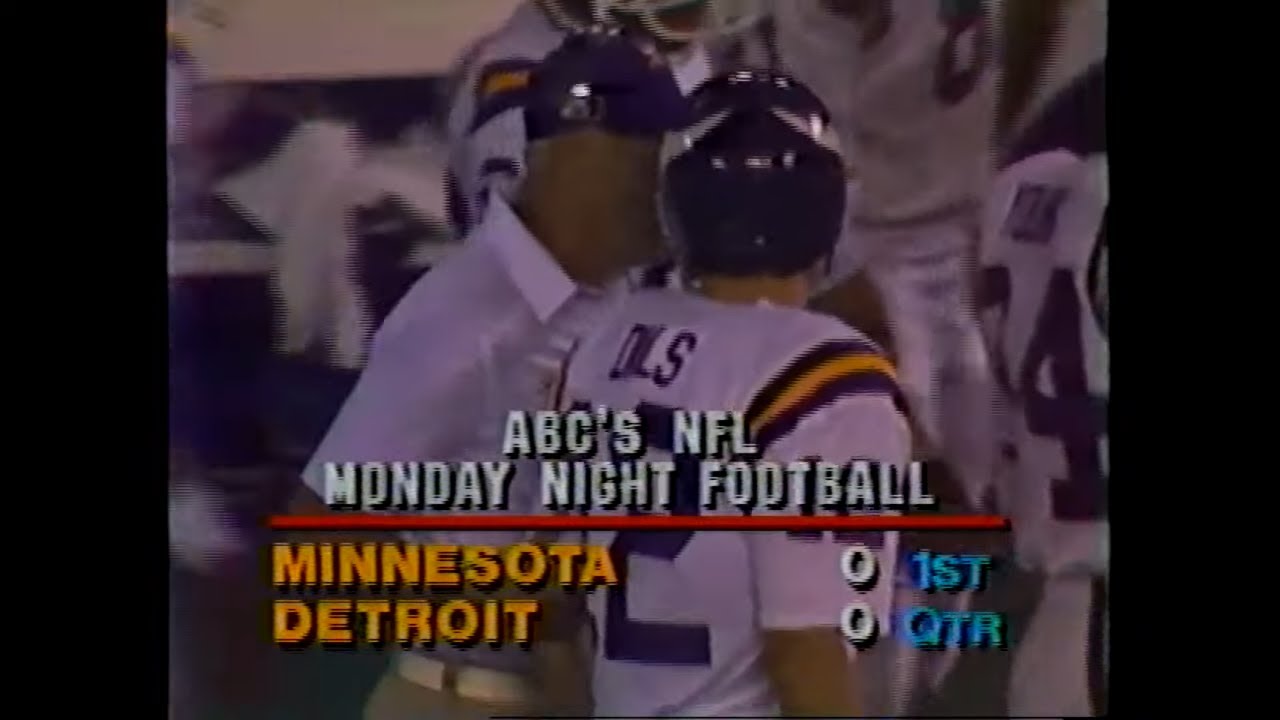 1983 Week 14 - Minnesota Vikings at Detroit Lions - MNF