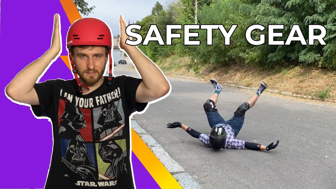 Longboard Protective Gear in Real Crashes and Fails