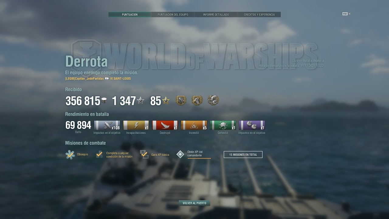 World of Warships. Saint-Louis. Capitan_JodePartidas en División con Eltiobum y bético2