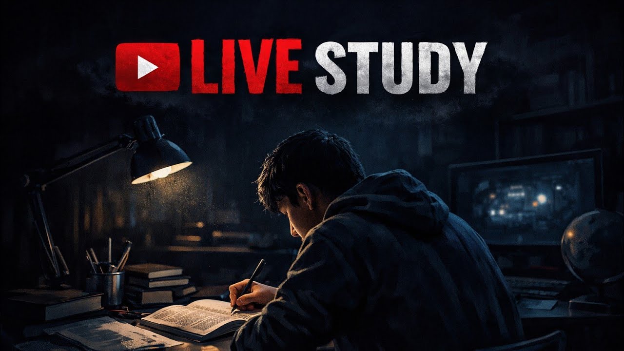 Daily live study   #live #study #100k  #100kview #youtube
