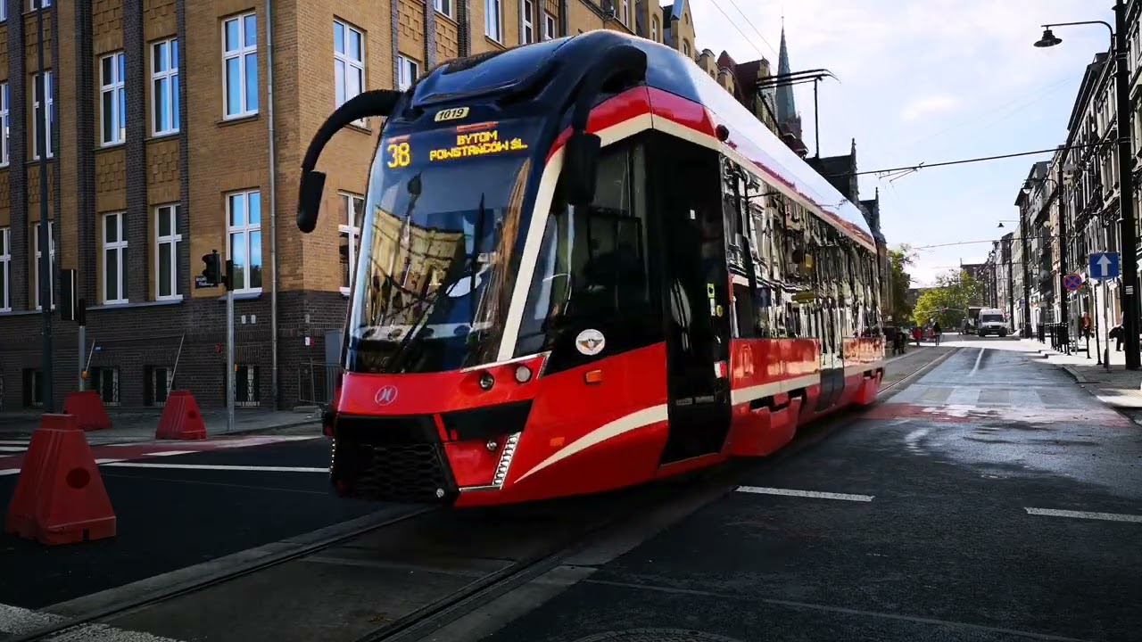 Tramwaje wróciły na ulicę Piekarską w Bytomiu - 29.10.2023