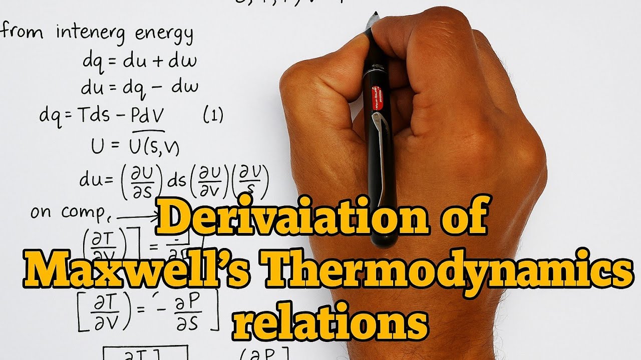 derivation of Maxwell's thermodynamics relations//