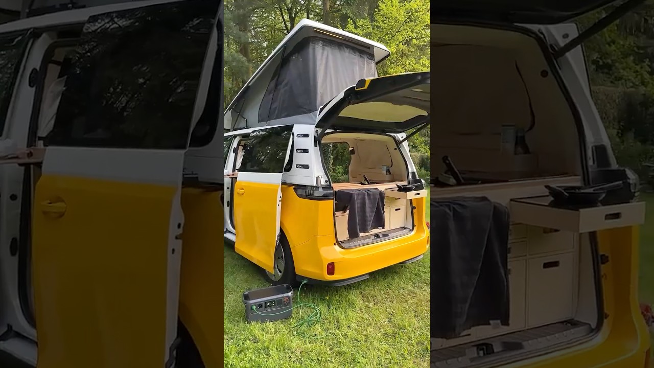 Ventje turns VW&rsquo;s ID Buzz into a very charming e-camper.