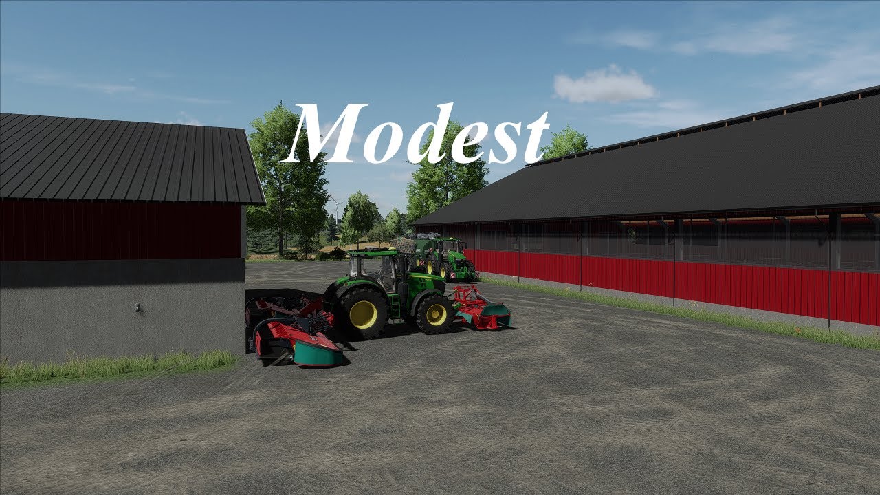 FS22/\Timelapse/\ Southern Sweden: Slår Vall