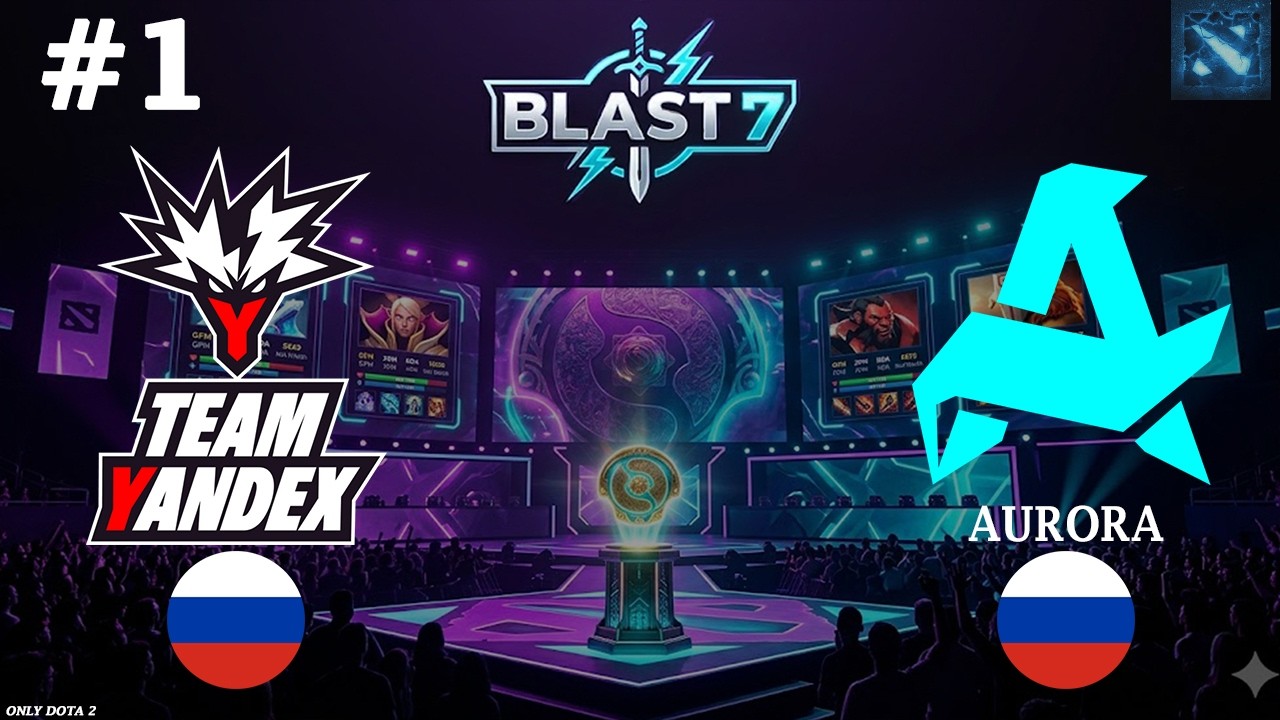 СУМАСШЕДШЕЕ НАЧАЛО ПЛЕЙОФФА | Aurora vs Yandex #1 (BO3) BLAST Slam 7