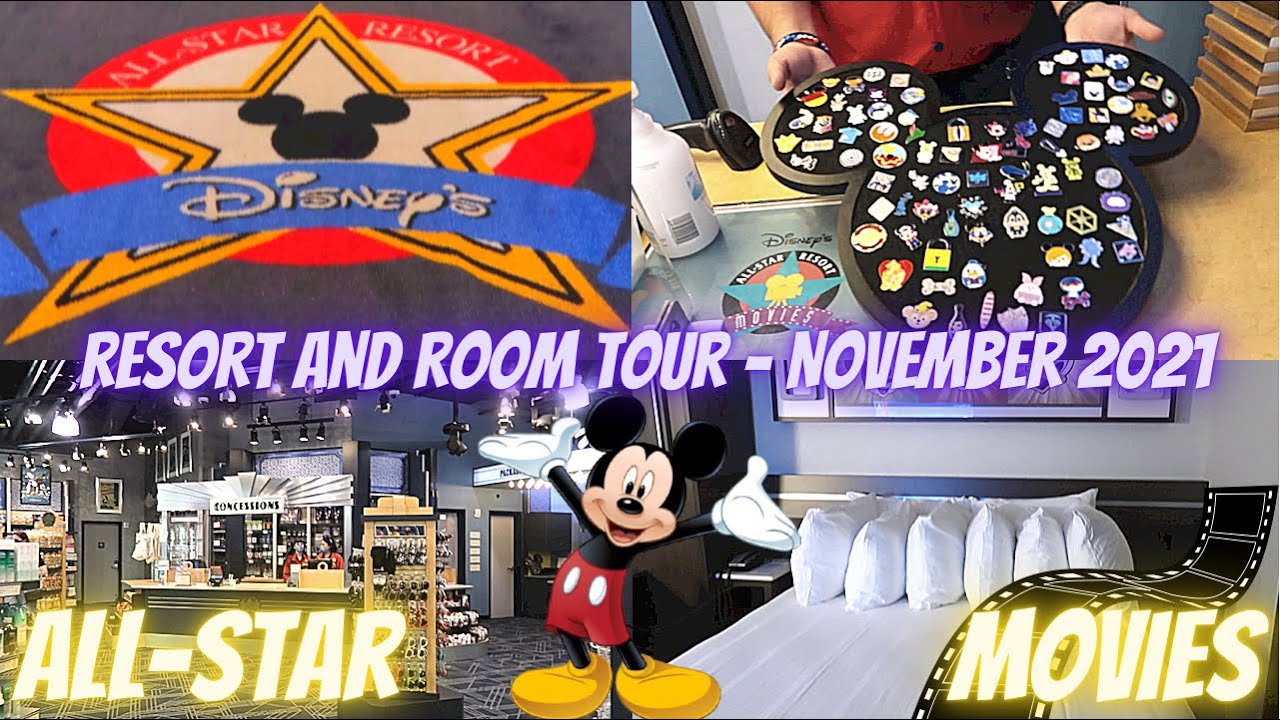 DISNEY&rsquo;S ALL-STAR MOVIES RESORT | Resort & Room Tour and Review | November 2021 🎥🍿