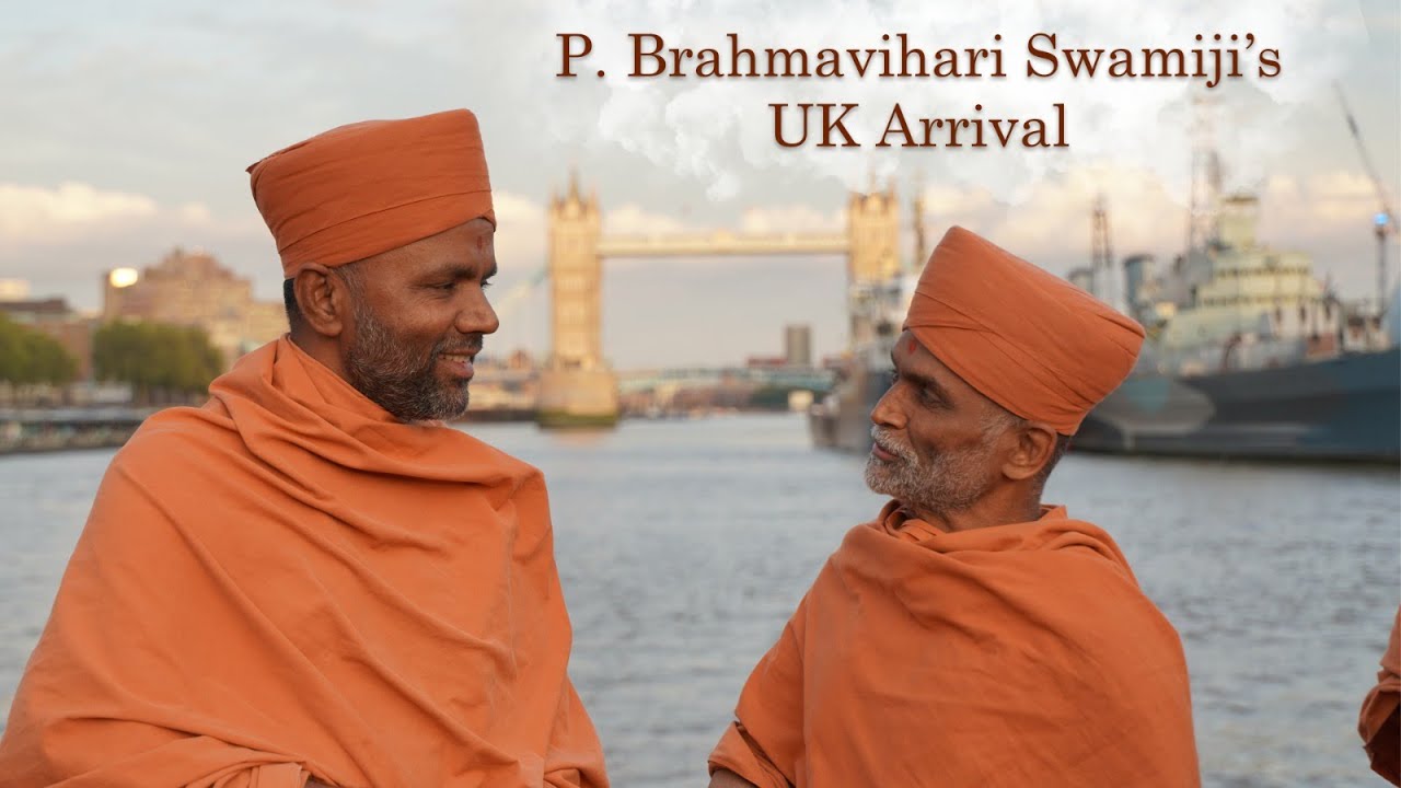 P.Brahmavihari Swamiji's UK Arrival 15/05/2024