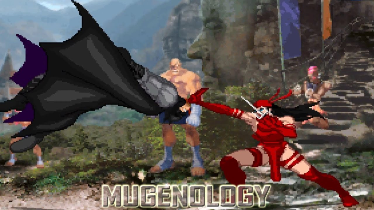 Elektra vs Batman - Marvel Comics vs DC Comics - MUGEN