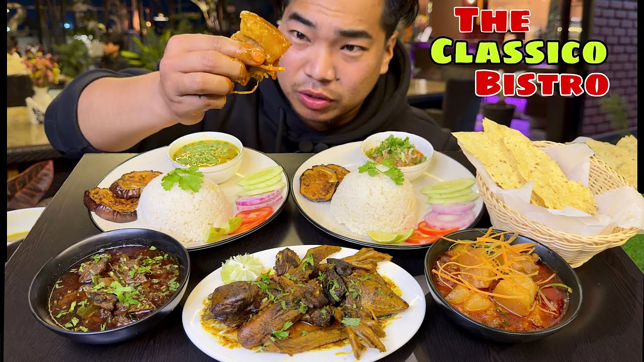 PORK & DUCK THALI in MANIPUR STYLE // THE CLASSICO BISTRO||