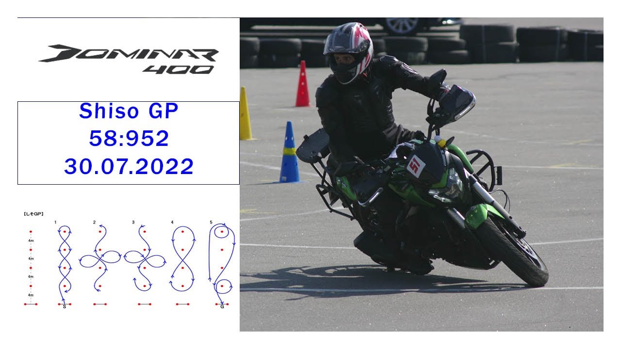 #Gymkhana Shiso GP 30.07.2022 DOMINAR 400 Yurii Zakhariuhin, Ukraine 58:952
