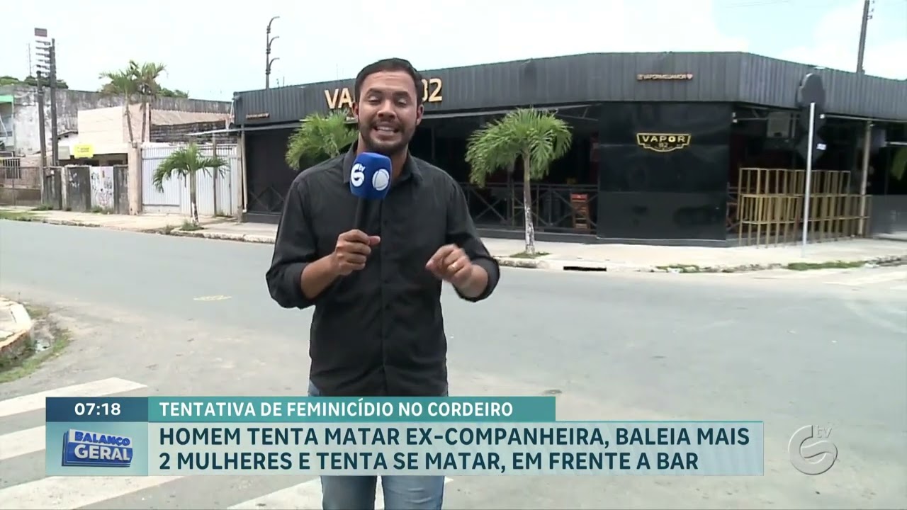 Homem tenta matar a ex-companheira em um bar no bairro do Cordeiro, Zona Oeste do Recife