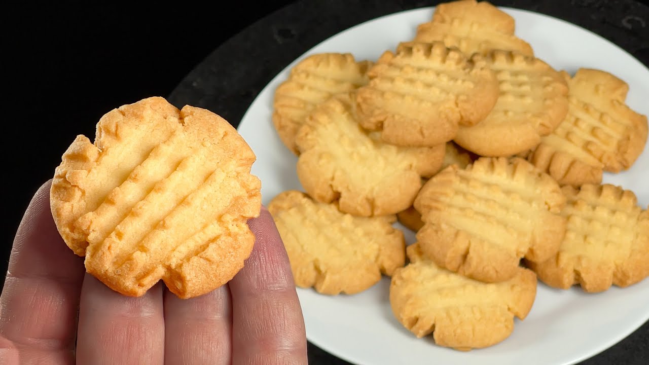 Schnellsten und einfachsten Kekse! Nur 3 Zutaten! Auf der Zunge zergehen! 3 perfekte Rezepte!